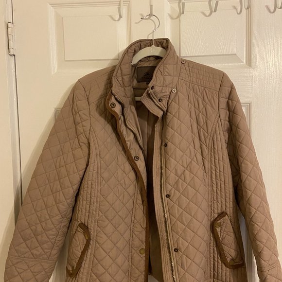 Tan quilted Gallery Jacket - Picture 2 of 3